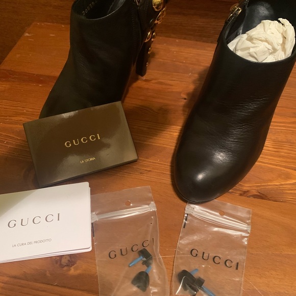 Gucci heeled stud bootys - Picture 4 of 7